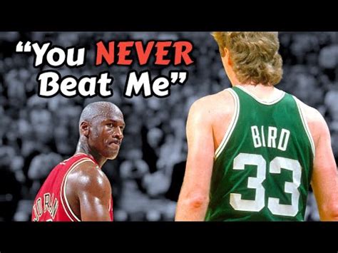 The Best Larry Bird Vs Michael Jordan Story Ever Told YouTube