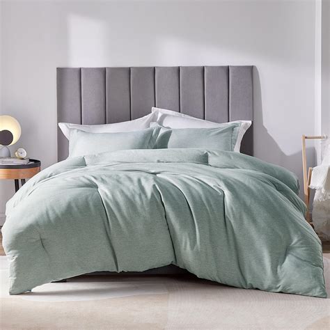 Cozylux Queen Size Comforter Set Pieces Sage Green Soft Luxury