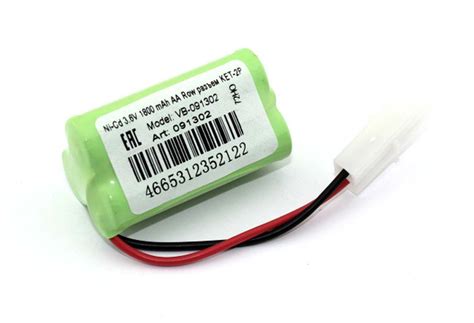 Аккумулятор Ni-Cd 3.6V 1800 mAh AA Row разъем KET-2P - купить с ...