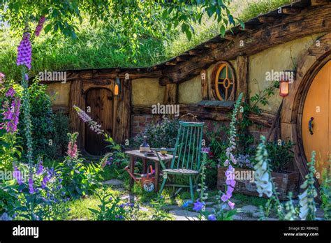 Hobbiton Movie Set Waikato Matamata New Zealand Stock Photo Alamy