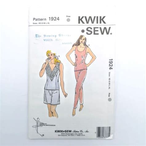 Kwik Sew Pattern Lingerie Camisole Culottes Xs S M L Xl Uncut Ebay