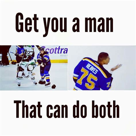 Ryan Reaves 75 St Louis Blues Funny Hockey Memes Hockey Humor