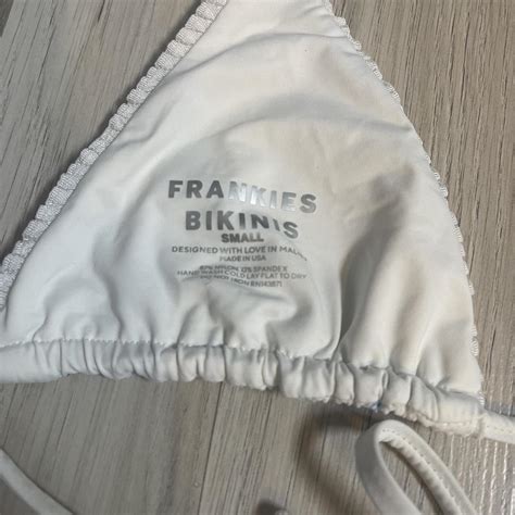 Frankie S Bikinis Tia Waffle Triangle Bikini Top In Depop