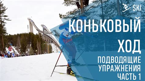 Коньковый ход. Часть 1. Подводящие упражнения.