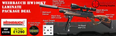 Weihrauch Hw100kt Laminate Pro Hardcase Package Deal Redbeck Shooting