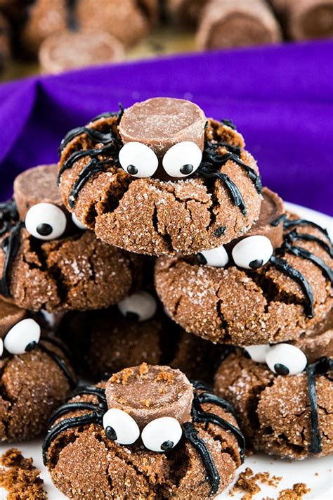 Easy Halloween Spider Cookies Recipe