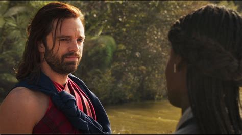 Black Panther Bucky Thanks Shuri Scene Marvels Black Panther 2018