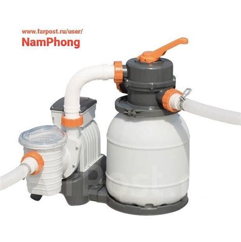 Фильтр-насос песочный для бассейнов Bestway 58497, 5678л/ч - Сад и ...