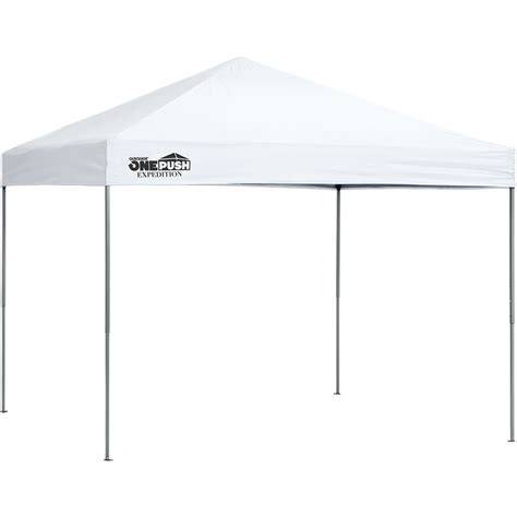 Expedition One Push Ex100 Straight Leg Pop Up Canopy 10 Ft X 10 Ft White