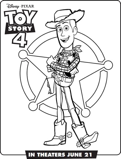 Desenhos De Woody Em Toy Story Para Colorir E Imprimir