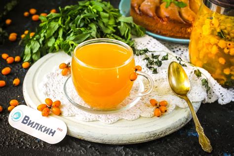 Облепиховый чай - рецепт с фото, как заварить дома из ягод с медом