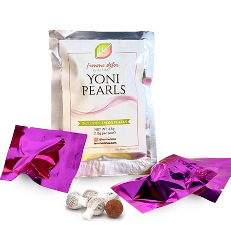 Yoni Detox Pearls Femme Detox Vaginal Therapy Vaginal Etsy