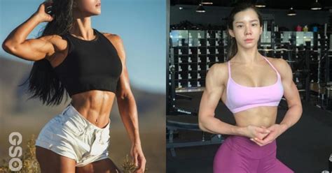 Hot girl phòng gym Hàn Quốc khoe cơ bắp khiến anh em toát mồ hôi