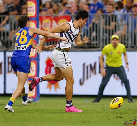 West Coast Vs Fremantle Round 3 2022 Optus Stadium Afana