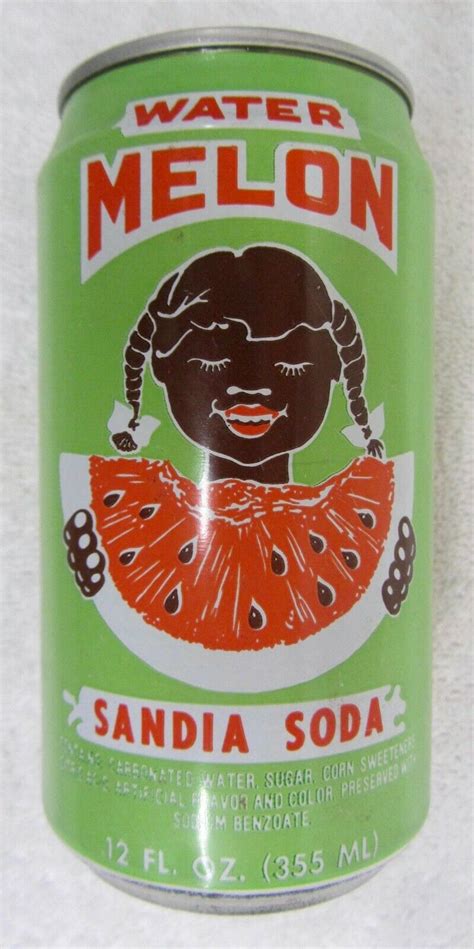 Vintage 1978 Cawy Water Melon Sandia Soda Steel Pop Can Watermelon