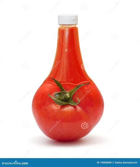 Fles Ketchup Stock Foto Image Of Vers Vrucht Geïsoleerd 19000808
