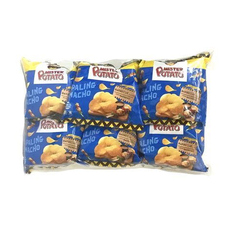 Mamee Mr Potato Chips Hot Spicy Bbq S X G Lazada