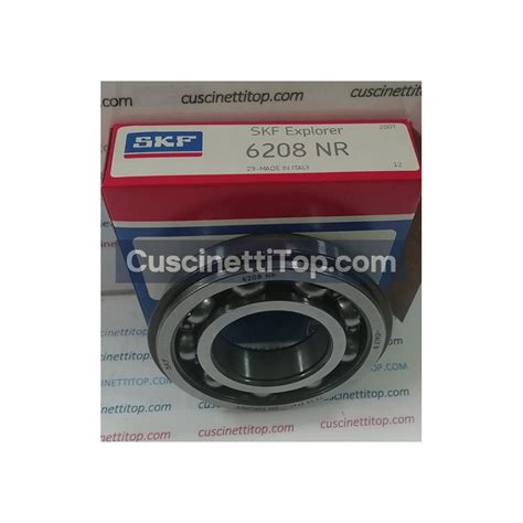 Cuscinetto 6208 NR SKF 40x80x18