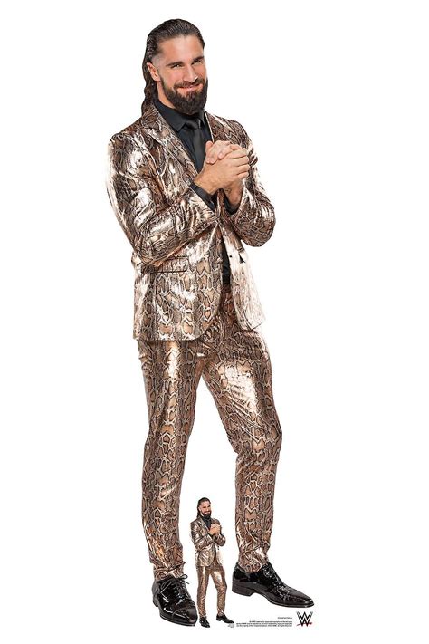 Seth Rollins Gold Suit Lifesize Cardboard Cutout WWE Standup / Standee ...