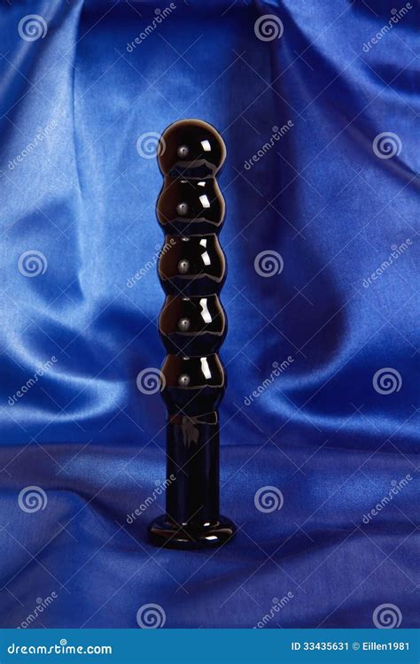 Jouet Anal Noir De Sexe De Prise Fait De Verre Image stock Image du noir sensualité 33435631
