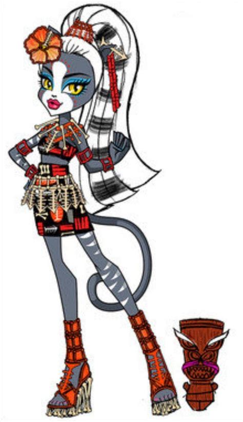Monster High Ghouls Getaway Meowlody Concept Art Monster High
