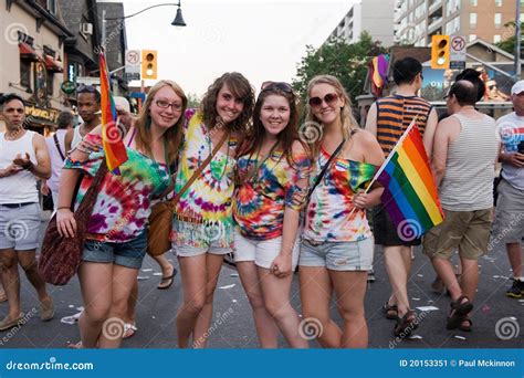 Gay Pride Street Party In Toronto Editorial Photo Image Of Pride Human