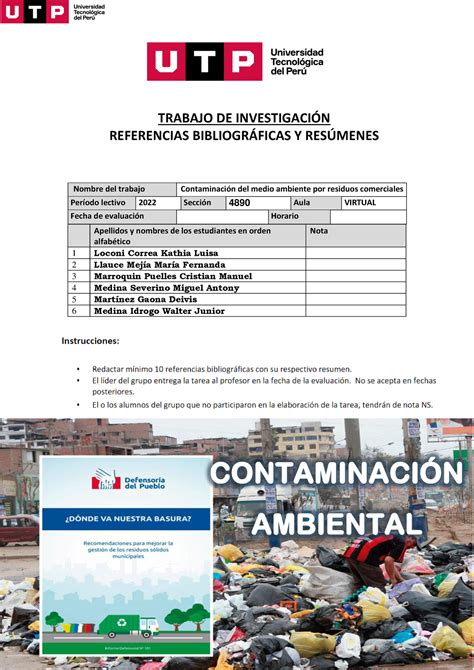 Trabajo DE Investigación DE Individuo Y Medio Ambiente Semana 07