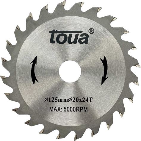 Диск пильный по дереву 125x20 мм, 24Т TOUA TDW1252024 - выгодная цена ...