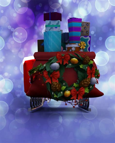 Santas Sleigh 3d Model By Nerdadantes