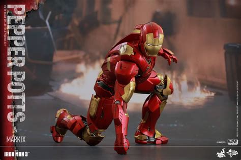 Toyhaven Incoming Hot Toys Iron Man Th Scale Pepper Potts Mark Ix Collectible Figures Set