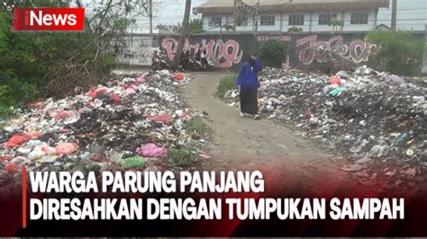 Warga Parung Panjang Diresahkan Dengan Tumpukan Sampah Di Bahu Jalan