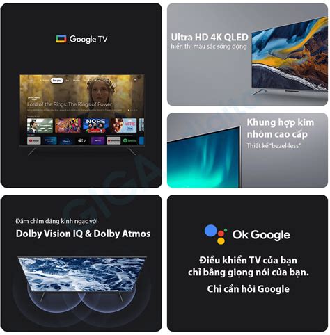 Tivi Xiaomi Q2 65 inch màn hình Ultra HD 4K QLED