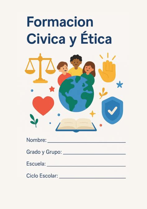 Portadas para formación cívica y ética Imprimir Gratis