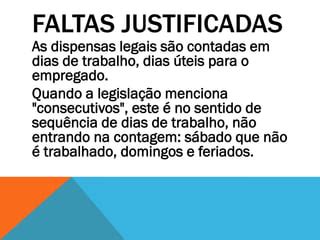 Faltas no trabalho | PDF