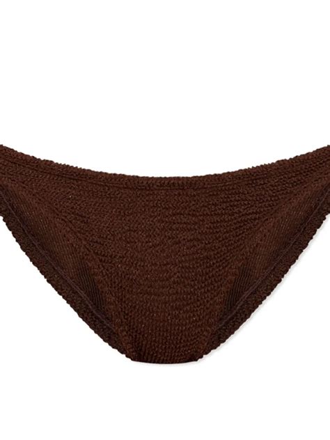 Hunza G Phoebe Bikini Set Brown FARFETCH