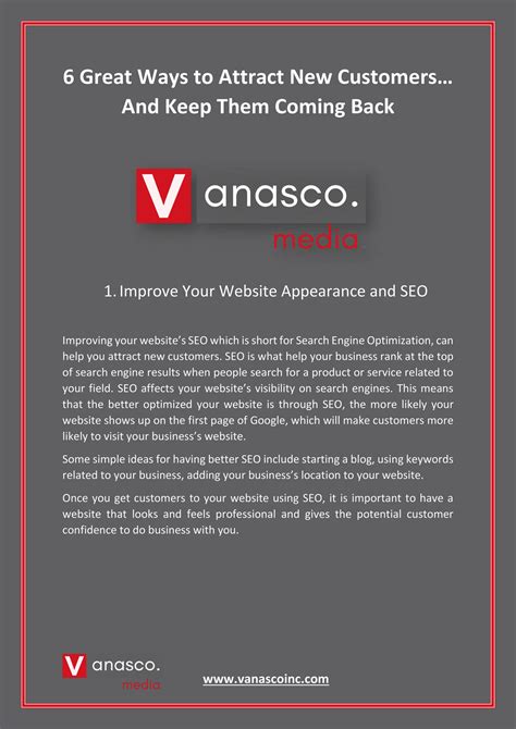 GPVanasco - 6 Ways to Attract New Customers - Page 2-3