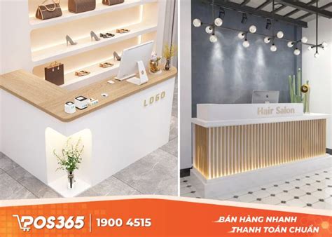 tuong thiet  trang tri quay thu ngan dep hop phong thuy