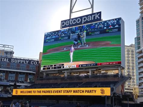 Padres @ Rockies from center field of Petco Park : r/Padres