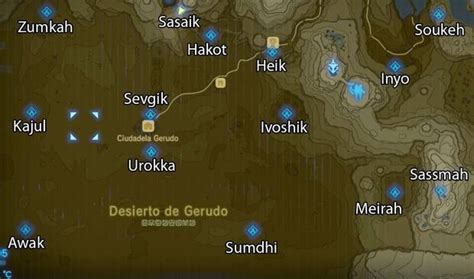 Todos Los Santuarios De Zelda Breath Of The Wild Y Su Localización