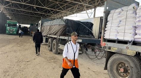 First Aid Trucks Enter Rafah Crossing To Gaza Since Truce Collapses