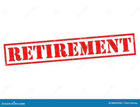 Retirement Stock Illustration Illustration Of Package 88003598