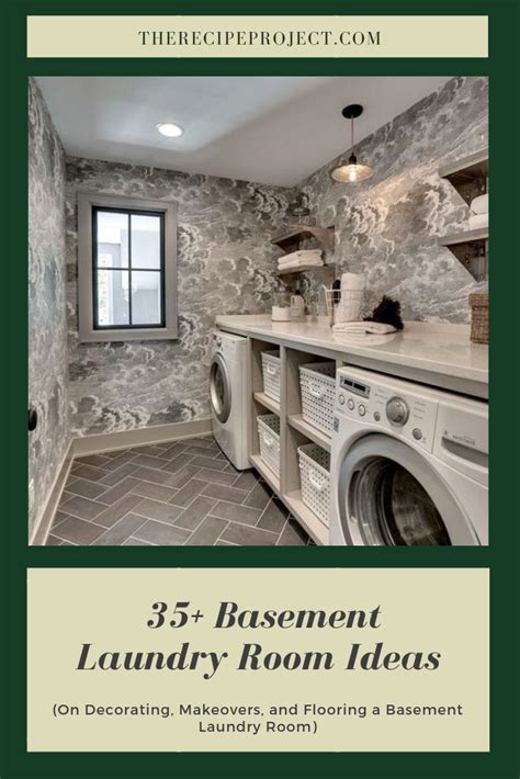 35 Basement Laundry Room Ideas On Decoratingmakeoverand Flooring