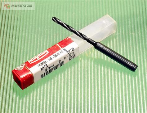 Сверло монолитное 3,4 мм TUNGALOY DSW034-029-06DI8 AH725 с каналами СОЖ ...