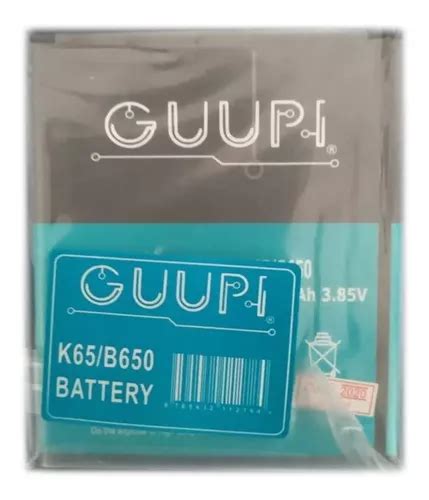 Bateria Pila Guupi Krip K65 B650 Nueva Sellada Garantía MercadoLibre