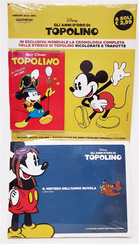 Gli Anni D Oro Di Topolino 1 1936 1937 Il Mistero Dell Uomo Nuvola