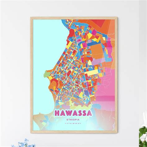 Colorful Hawassa Ethiopia Fine Art Print By Hebstreit City Posters