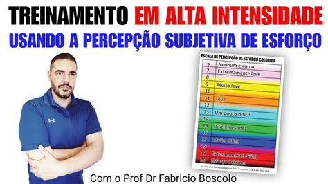 Treinos Em Alta Intensidade Usando A Percep O Subjetiva De Esfor O