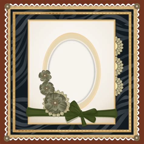 Abstract Retro Royal Vintage Frame Royalty Free Vector Image