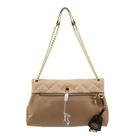 Bolsa Nude de Couro Legítimo