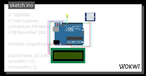 Pir Motion Sensor Wokwi Esp32 Stm32 Arduino Simulator